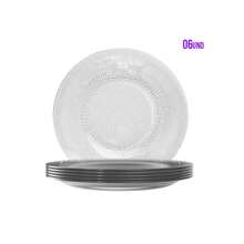 Kit 6 Pratos para Sobremesa Acqua Duralex 19cm - Transparente - Visão 2