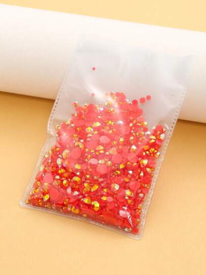 Đá giả kim cương nhựa tròn, phẳng, kích thước hỗn hợp 2MM-6MM, 2000 viên/gói, màu AB, lấp lánh, dùng để trang trí móng tay, làm móng nghệ thuật, dán móng, trang sức DMC, dùng cho quần áo, túi xách, giày dép, cốc, chai lọ, đồ trang sức, phụ kiện DIY.