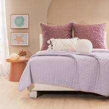 Novo Ultra Light Double Duvet Plain And Printed Vianney Various Colors Two Views Thin - 西瓜粉 - 查看 2