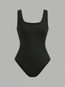 Set de 4 piezas de body ajustado de mujer de varios colores, adecuado para usar de manera casual en verano - Multicolor 5 - Ver 6