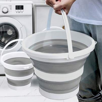 3/2/1 Pcs Multi-Functional Collapsible Portable Bucket, Outdoor Ice Bucket, Bathroom Laundry Basin, Car Washing Bucket, Foot Soak Tub, Foldable & Easy Storage, Gift, Suitable For All Seasons, Essential For Home & Restaurant