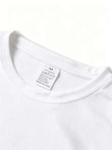 Camiseta unisex% algodón, modelo 2026, lavable aáquina, cómoda para todas las estaciones, adecuada para deportes al aire libre, fiestas en la playa y uso diario, con un diseño novedoso y estilo moderno, ¡tu mejor elección! - Blanco - Ver 3