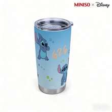 Bình giữ nhiệt MINISO X Disney Stitch Experiment 626 20oz, bằng thép không gỉ, cách nhiệt chân không, có nắp đậy, thích hợp mang theo khi đi du lịch, dùng được cả đồ uống nóng và lạnh. - Nhiều màu - Xem 3