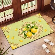 1 件柠檬印花吸水垫/沥水垫，适用于咖啡机、餐具 - 涤纶吸水桌面保护垫，带橡胶防滑垫，可用于厨房台面装饰、家庭酒吧和餐桌 - 彩色 - 查看 6