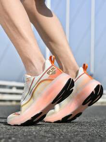 Giày chạy bộ nam nhẹ, thoáng khí, giảm sốc, thích hợp cho chạy đường trường và marathon. - Quả cam - Xem 6