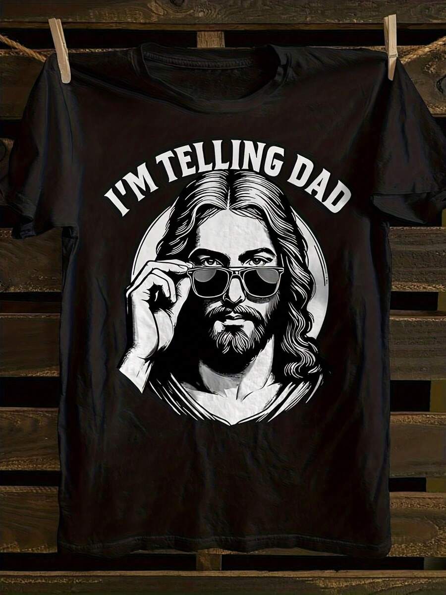 Camiseta retro unisex con estampado religioso para mujer. Tela suave y agradable al tacto, cuello redondo y manga corta, apta para todas las estaciones. Ropa casual con temática de fe, lavable a máquina, ideal para hombre y mujer