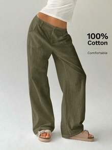 Women Leggings - Army Green - View 6