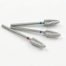 1个玉米形合金磨头M，指甲去除磨针，美甲工具采用M形磨削纹路设计，玉米形合金钢刀片切割力强劲，可快速去除凝胶指甲油、亚克力指甲、延长胶，兼容标准指甲磨甲机，易于更换，适用于卸甲、指甲表面修剪、凝胶指甲油去除等多种场景，高效无忧，合金材质，耐磨抗变形。 - 彩色 - 查看 3