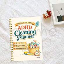 GDTME An ADHD Attention Training Planner, Daily Life Schedule, Improves Focus, Suitable Training Plan, A Suitable Gift For Children, Back-To-School Stationery, A5. - Plan Book - View 2