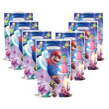10Pcs M-Ario Style PE Plastic Gift Bags Portable Party Favors For Birthday Gift Wrapping Snack Storage Random Style - Multicolor - View 3
