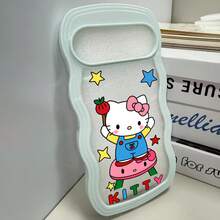 SANRIO ウェーブケーススマホケースand苹果16ProMax/16Plus/16Pro/16/15ProMax/15Plus/15Pro/15/14ProMax/14Plus/14Pro/14/16E/13ProMax/13Pro/13/12ProMax/12Pro/12/11ProMax/11andGooglephone15ProMax衝撃吸収15ProMax耐衝撃落下防止おしゃれミニマリスト - 浅蓝色 - チェックする 5