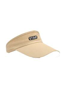1 PC Personalized "Star"Letter Summer Breathable Air Sun Hats Men Women Adjustable Visor UV Protection Top Empty Solid Sports Tennis Running Sunscreen Cap Hat - Multicolor - View 20