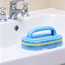 1 pieza Limpiador mágico multiusos - Cepillo para cocina, baño, piso, azulejos, ollas - brocha de esponja - Ver 5