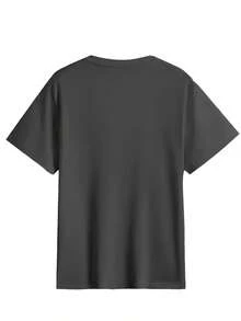 Pool Cotton T-Shirt 2026 New Summer Women's Style New Short Sleeve Cotton Holiday Pattern Short Sleeve Cubby Couple Wear Small Shirt And Funny Jacket - Dark Grey - View 2
