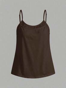 Paquete de 3 camisetas de tirantes acampanadas de algodón al 95% con lunares, en negro, blanco y gris, de corte holgado con tirantes ajustables para primavera/verano, con estilos retro vintage Y2K de chica suave y chica limpia, de vuelta al colegio, para el hogar, festivales occidentales, deportes, generación Z, ciclismo de verano y yoga - Multicolor 4 - Ver 10