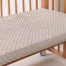 2pcs Baby Crib Sheets & Mattress Cover Set, Breathable Soft Microfiber Unisex Infant Bedding For Standard Crib & Mini Crib - Gray + White - View 7