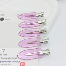 30pcs/Set Women Minimalist Versatile Alligator Clip Hair Clips, Suitable For Daily, Casual, Vacation, Outdoor Wear Hair Accessories,Summer,Holiday,Travel - Pink - View 4