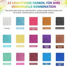 Set de 5 botellas de pigmentos en polvo de mica fina, colores multiusos ligeros adecuados para hacer jabón, teñir resina, elaborar velas, manualidades DIY y joyería - Tipo A - Ver 4