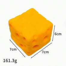 Đồ chơi bóp mềm hình pho mát mới, đồ chơi bóp mềm thủ công làm từ dầu dừa, đồ chơi mềm dẻo không đàn hồi, dụng cụ giảm căng thẳng, đồ chơi nhỏ. - Nhiều màu - Xem 9