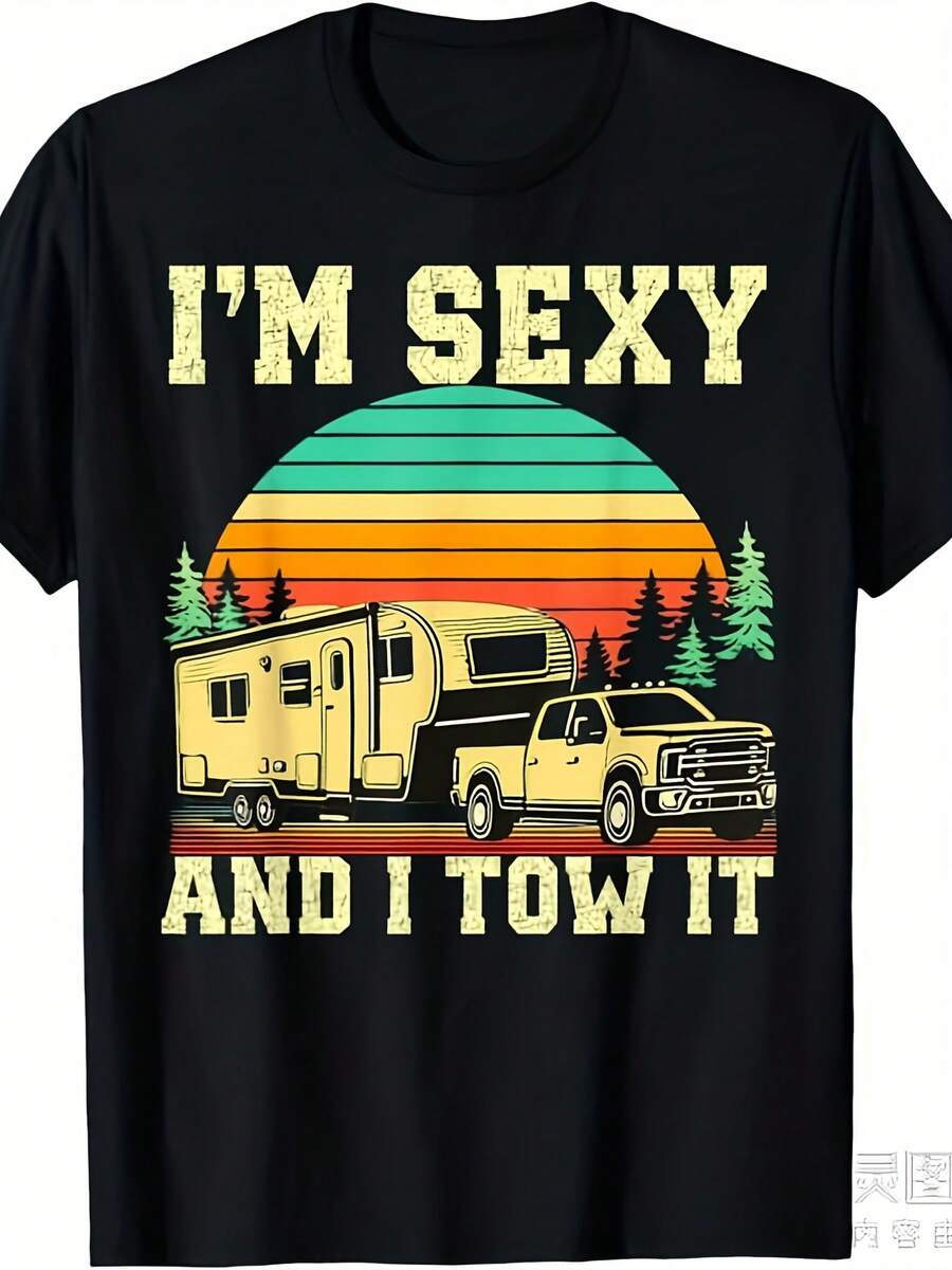 Camiseta vintage para mujer, blusas para mujer,top divertido con temática de camping y caravanas. Ideal para amantes del camping, caravanas y camiones, modelo unisex. Manga corta estampada, nueva colección verano 2026