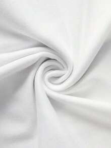 Playera blanca cuello redondo manga corta para mujer, estilo baddie juvenil , estampado de letras nuevo verano, corte ajustado ombliguero, súper linda para looks casuales, salidas y uso diario PV1R - Blanco - Ver 7