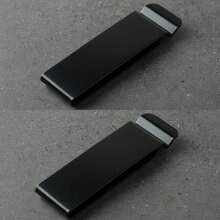 2件裝 69x22mm 黑色金屬彈簧鋼腰帶夾，重型多用途工具夾口袋夾，適用於鑰匙架、槍套、皮套製作，男士DIY工具、旅行日常攜帶五金配件 - A - 查看 10
