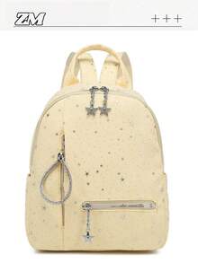 Fashionable Star Backpack, Casual Travel Mini Backpack, Spacious Enough To Fit Your Daily Essentials - Phone, Lipstick, Keys, Powder Compact, Etc. Suitable For Weekend Shopping, Hangout With Friends, Short Trips, As Well As School/Commute Bag. - Multicolor - View 16