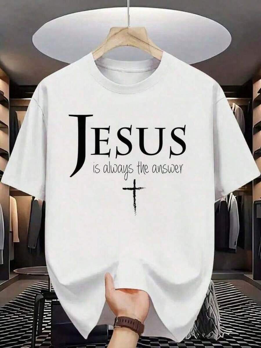 1 Camiseta informal de cuello redondo de algodón para mujer Camiseta deportiva para mujer Camiseta para hombre Camiseta para parejas Regalo de San Valentín Regalo de cumpleaños Regalo de Navidad Camiseta unisex Transpirable, suave, para deportes al aire libre, manga corta, apta para todas las estaciones, 100 % algodón puro. - Blanco - Ver 1