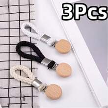 1Pc/2/3Pcs Stainless Steel Towel Clips, Multi-Functional Bathroom Hooks With Rope, Suitable For Towels And Face Cloths, Home Bathroom Storage Accessories - Multicolor - View 17