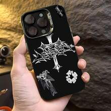 Funda para móvil con elegante diseño de grafiti, compatible con Samsung, Apple, VIVO, OPPO, , ,  y Honor. Fabricada en TPU, ofrece protección contra golpes y caídas. Un regalo ideal para amigos y familiares. - Negro - Ver 3