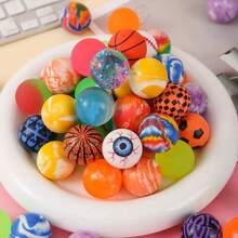 30mm High Elasticity Rubber Balls Bulk Pack, Multi-Color Assorted, Super Bouncy, Suitable For Party Favors, Vending Machine Refills, Carnival Prizes - Random - View 11