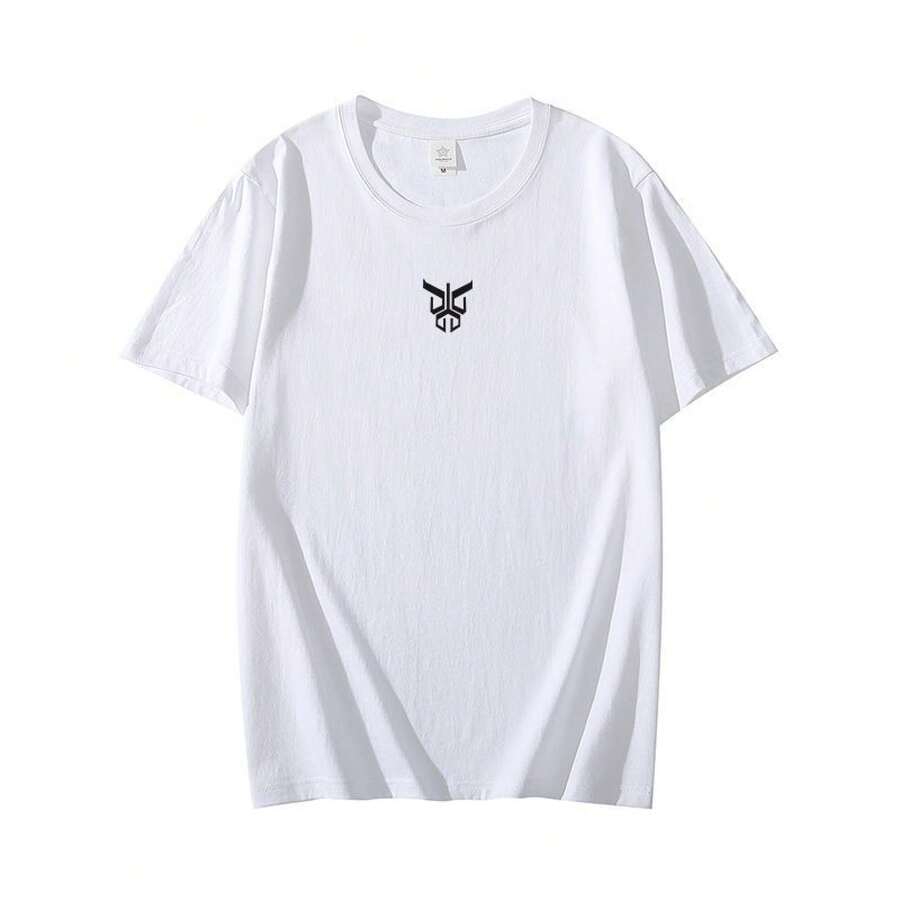 Camiseta de Yoji enmascarado de quinta generación, del mismo estilo que la de enmascarado Kuuga, de manga corta, mercancía de Emperor Rider, corte holgado 555. - Blanco - Ver 1
