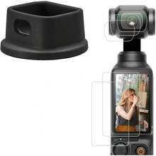 5-In-1 Accessory Kit For Osmo Pocket 3: Anti-Slip Desktop Stand + Tempered Glass Screen Protector, Accessory Bag, 9H Hardness High-Definition Transparent Screen Protector, Scratch-Resistant And Easy To Install. Set Includes: 1 Black Base And 4 Screen Protectors. Suitable For Vloggers' Live Streaming, Photography And Various Scenarios. - View 3