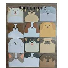 1 Notebook Of Cartoon Animal Shaped Sticky Notes With Frog, Puppy, Kitten, Cow Patterns, Decorative Memo Pads For Journaling, Scrapbooking, Office, Home, School, Meeting, Super Sticky - Multicolor - View 9