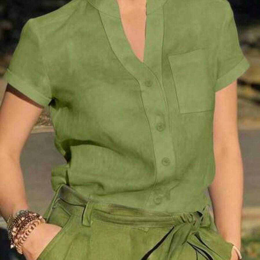 Women Blouses & Shirts - Green - View 1