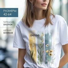 Nueva camiseta de verano estampada con diseño elegante, hecha de algodón puro, de manga corta, estilo americano, holgada y a la moda, moderna y popular. - Negro - Ver 2