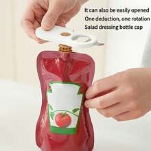 1 buah Pembuka Botol Multifungsi, Menggabungkan Pembuka Kaleng dan Pembuka Botol Bir, Desain Pegangan Putih Ergonomis, Cocok untuk Lansia, Penderita Radang Sendi dan Mereka yang Memiliki Tangan Lemah, Dapat Digunakan di Rumah, Bar dan Restoran - MultiWarna - View 2