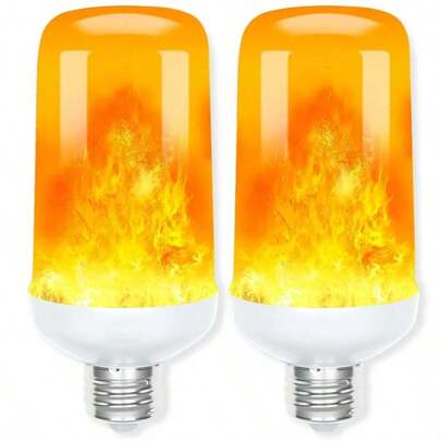 Bombillas de llama LED E27 E26 E14 B22 85-265V 220V 110V Bombilla LED de efecto de llama para fuego 12W Lámpara LED de decoración de emulación parpadeante