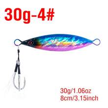 1 Buah Umpan Ikan Logam Timah Tenggelam dengan Lapisan Laser, Umpan Buatan untuk Memancing di Laut, Teknik Casting & Jigging - 4# - View 11