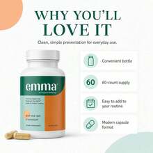 Premium Emma By Enclave BioActives Digestive Support Capsules, 60 Count, Bloating Relief & Daily Gut Regularity Support - 2 Bottles - View 7