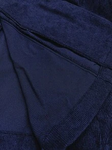 Blazer casual de mujer de unicolor, cuello de solapa, manga larga, un botón, otoño - Azul 2 - Ver 3