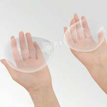 Transparent Adhesive Silicone Bra Petals, Designed For Wedding Photography, Strapless Dresses, Invisible Bras, Dresses, Jumpsuits, Travel & Vacation, Enhances Cleavage And Provides Support For Sexy Bust - Multicolor - View 16