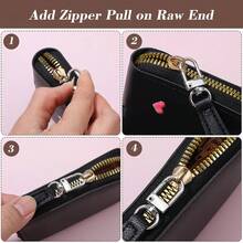 Detachable Leather Zipper Pulls, Replaceable Metal Leather Zipper Pulls, Suitable For Bags, Clothing And Various Zippers - Multicolor - View 11