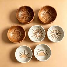 6个7.49 x 7.49厘米太阳形状可重复使用模板，多层模板，适用于家居装饰、木板、墙面艺术、剪贴簿、着色、压花、相册、装饰卡片 - 太陽模板 - 查看 5