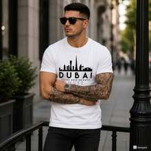 Camiseta Básica Masculina Adulto Casual Confort Premium Respirável Leve Estilo Urbano Academia Trabalho Uso Diário - Branco - Visão 3