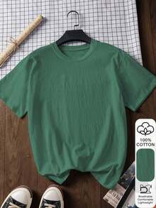 Camiseta de manga corta de algodón 100% para mujer con estampado de jugo de naranja, ropa casual de verano, camiseta de algodón, top de verano, estampado, camiseta de verano para mujer, top, ropa de verano, ropa de vacaciones, ropa de viaje, estilo playero, atuendo sencillo para vacaciones, camiseta blanca de manga corta. - Verde - Ver 2