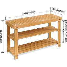Entryway Shoe Organizers - Natural - 查看 3