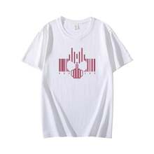 Short-Sleeved T-Shirt With Masked Decade Print, Anime Decade Build, Summer 2D Cosplay For Anime Conventions. - 白色 - 查看 5