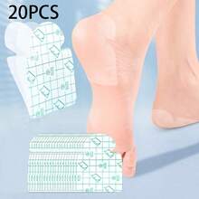 20/50/100pcs Invisible Anti-Moisture Heel Pads - Breathable Cushion Design, Foot Care Insole Patches, Moisturize & Repair Cracked Heels, Skin-Friendly Soft Pads, Protect Heel Health - View 10