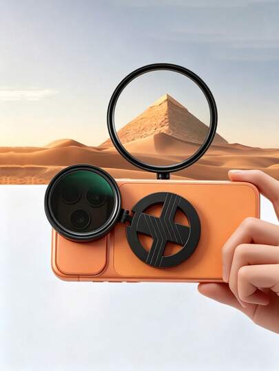 Taamyllrenz Filtro polarizador circular magnético de 52 mm | Filtro polarizador magnético | Esencial para fotografía de smartphone anti-reflejo | Lente de vidrio óptico | Perfecto para fotografía de viaje al aire libre | Accesorio para smartphone | Adecuado para bodas